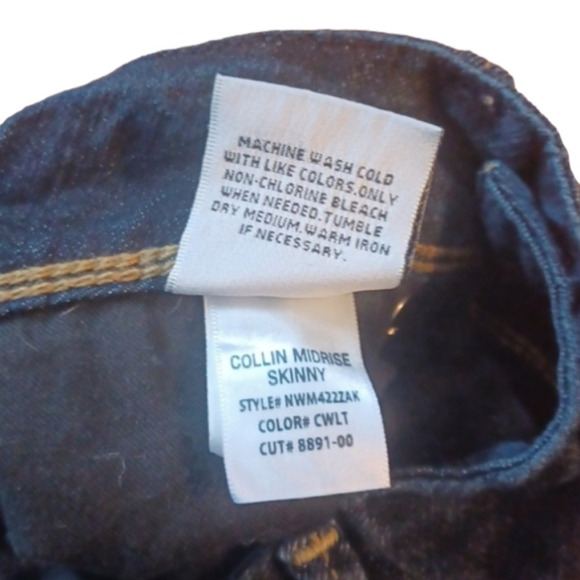 HUDSON collin Midrise Skinny Jeans.  Dark Wash.Size 26. - Picture 8 of 8